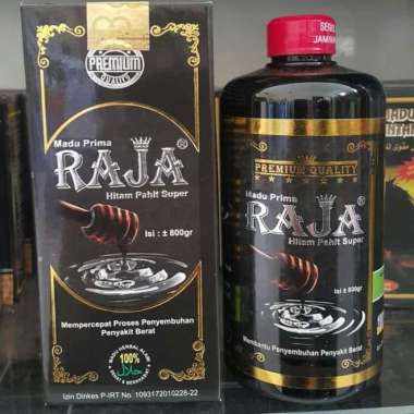 Madu Prima Raja Hitam Pahit Super 800gr - Madu Hitam Pahit Diabet 800