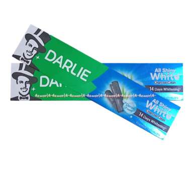 Darlie 140gr All Shiny White Charcoal Clean Odol Darli Hitam Odol Pasta Gigi Black Charcoal Arang To