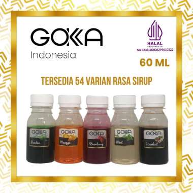 Syrup Gokka / Sirup Gokka Ukuran 60ml Cranberry