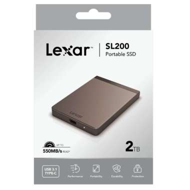 Lexar SL200 SSD Portable External 1TB,2TB USB Type-C 2TB