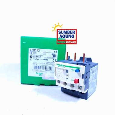 LRD12 Overload Schneider Electric 5.5A - 8A Thermal Overlod Beban Lebih LRD 12 Ori Asli