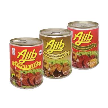 AJIB - Kornet Sapi Kombinasi - 340g BESAR SAPI ORI