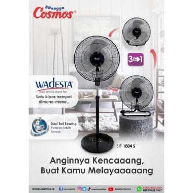 Kipas Tornado 3 in 1 Cosmos SIF-1804 S Multifungsi