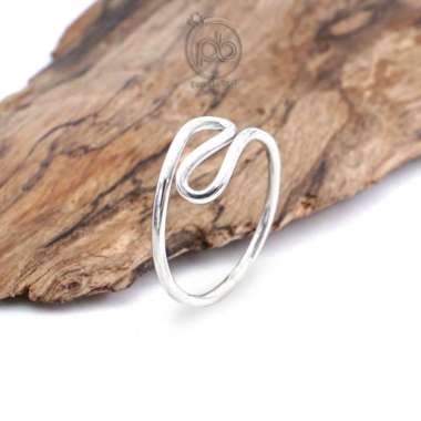 Cincin Simple Wanita Perak Bali Asli 925 Motif S Sashanti 10
