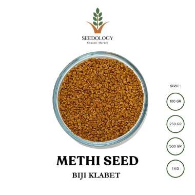 Organic Methi Seed 1kg - Biji Fenugreek / Biji Klabet / Halba