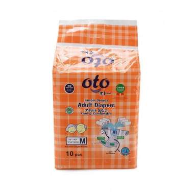 Promo Harga OTO Adult Diapers M10 10 pcs - Blibli