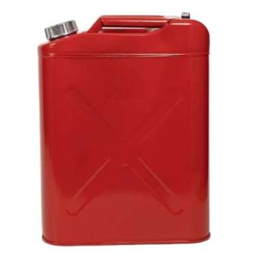 jerigen 10l jerry can 10 liter besi tempat genset bbm bensin solar - Hijau 20L M