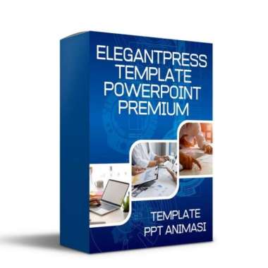ELEGANTPRESS Template PowerPoint PPT Animasi Multivariasi Multicolor