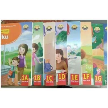 Buku Teks Tematik Terpadu Untuk SD Kelas 1A 1B 1C 1D 1E 1F 1G 1H Multivariasi Multicolor