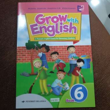 Buku grow with english kelas 6 Multivariasi Multicolor