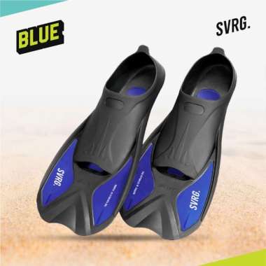 SVRG. Diving Fins - Swimming Fins - Kaki Katak Renang - Scuba - Swim L Blue