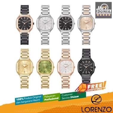 JAM TANGAN LORENZO 7129L JAM LORENZO 7129 L JAM LORENZO ORIGINAL JAM TANGAN ANALOG JAM TANGAN WANITA
