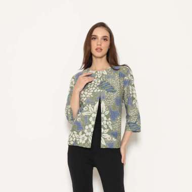 Blazer Wanita - Bhatara Batik Tasya Blazer L-XL Green 5760