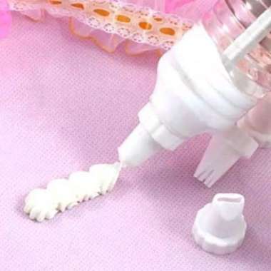8in1 cake decoration alat penghias kue tart spuit kue kering spuit plastik piping icing Putih
