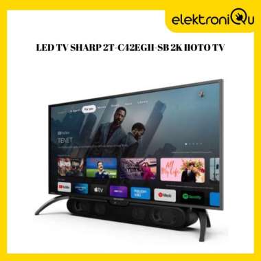 LED TV SHARP 2T-C42EG1I-SB 2K 42 INCH GOOGLE TV IIOTO TV Multicolor