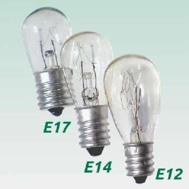 Bohlam lampu Kulkas fitting E12 / E14 cahaya kuning e14
