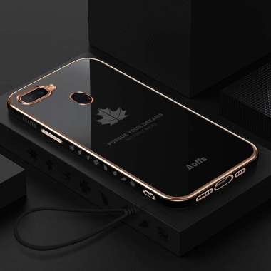 Promo Case Maple Oppo A5s / F9 / F9 Pro / A5 2018 / A7 / A7x / A12 / A11k Softcase Plating Terbaru O