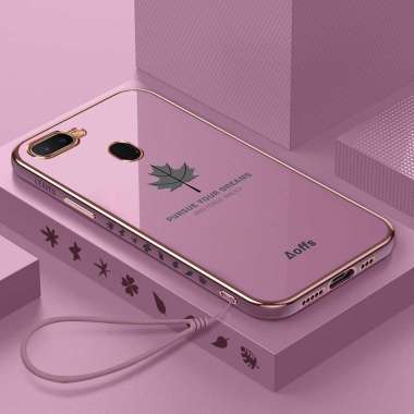 Promo Case Maple Oppo A5s / F9 / F9 Pro / A5 2018 / A7 / A7x / A12 / A11k Softcase Plating Terbaru O