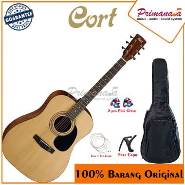 Cort AD810 OP AD 810 Gitar Akustik Paket Tas Capo