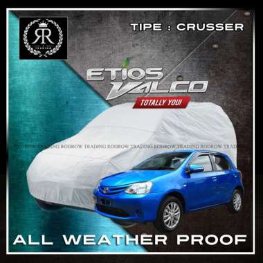 Body Cover Mobil ETIOS VALCO / Sarung Mobil / Cover Mobil ETIOS VALCO Polos-Silver