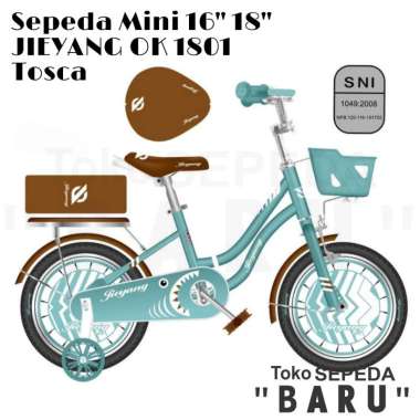 TB - Sepeda Mini Anak JIEYANG 18 Inch Tosca