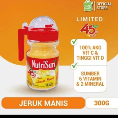 Nutrisari Pitcher 300 Gram Botol Kaca