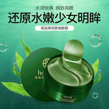 Collagen Eye Mask Seaweed Masker Mata Rumput Laut 60 Lembar Eye Mask Masker Wajah Menghilangkan Kant