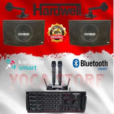 Karaoke Set Konek Smart Tv, Youtube, hp 10 Inch Ampli Bluetooth 2 Mic