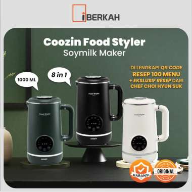 Coozin Food Styler - Soymilk Maker - 8 in 1 White