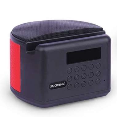 Speaker Bluetooth Bass Mini Portable Niko JS AQ Wireless Tahan 4 Jam Compact Size Phone Holder LED D