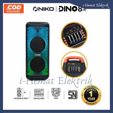 Speaker ukuran Besar Niko Slank Dino Speaker karaoke Speaker Portable Speaker Bluetooth Speaker full