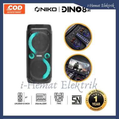 Speaker ukuran Besar Niko Slank Dino Speaker karaoke Speaker Portable Speaker Bluetooth Speaker full