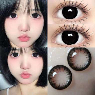 FREE KOTAK LENSA SOFTLENS MINUS BIG EYS & GRAY INSTANT TERMURAH Softlens Minus ~lensa kontak berwarn