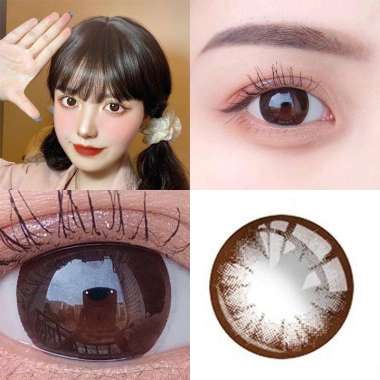 FREE KOTAK LENSA SOFTLENS MINUS BIG EYS & GRAY INSTANT TERMURAH Softlens Minus ~lensa kontak berwarn