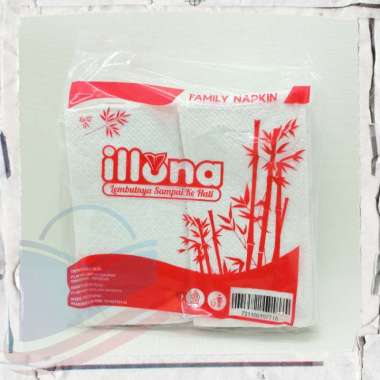 Tissue Napkin ILLONA Tissue Makan / Tisu Makan Murah belah dua