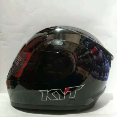 HELM KYT R10 SOLID BLACK GLOSSY HELM FULL FACE M