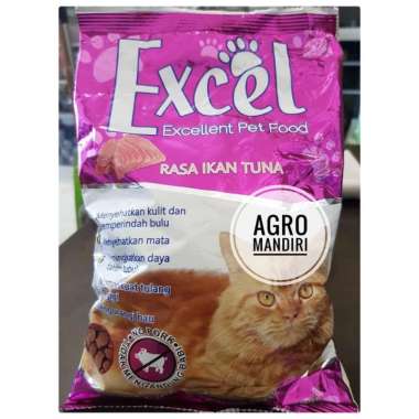 Excel 500 Gram Cat Food Pakan Makanan Kucing Ikan Tuna / Donut