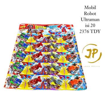 MAINAN ANAK MOBIL ROBOT ULTRAMAN PRESS ISI 20 PCS