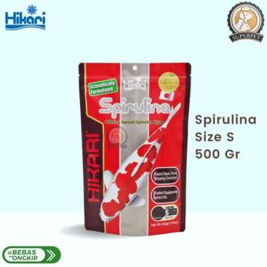Hikari Spirulina Mini 500 g. Pakan Koi Tambahan Penguat Warna Superior