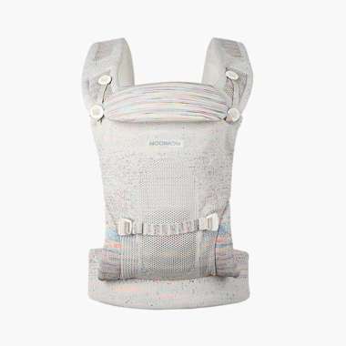 Mooimom AiryKnit Baby Carrier - Gendongan Premium SSC Airy Knit Stellar white