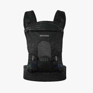 Mooimom AiryKnit Baby Carrier - Gendongan Premium SSC Airy Knit Cosmic black