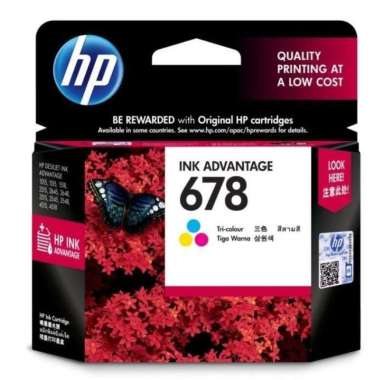 Cartridge HP 678 Black - Color for Printer 1515, 2545 COLOR