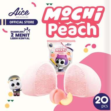 Aice Ice Cream Mochi Peach Es Krim (isi 20 pcs) eskrim