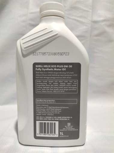Oli Mesin Shell Helix Eco Plus 0W-20 1L