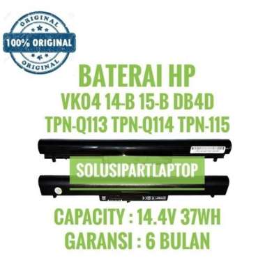 Baterai Laptop HP Sleekbook 14 VK04 HP Pavilion 14 15 VK 04 Original