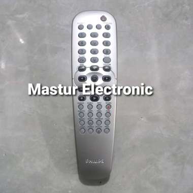 REMOTE REMOT DVD TV VCR PHILIPS SILVER ORIGINAL