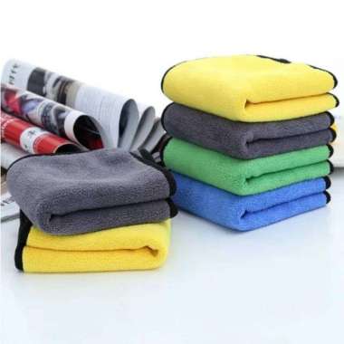 kain microfiber mobil lap tebal dan halus 800 gsm ukuran 45x38