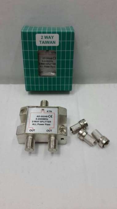 spliter penguat tv pembagi antena 2way