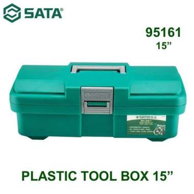 Tool Box Plastik 95161 - Plastic Tool Box 15" Sata Tools