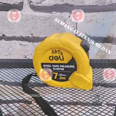 METERAN MEASURING TAPE TUKANG 7,5M 7,5 7.5 M METER 25MM DELI DL9075B